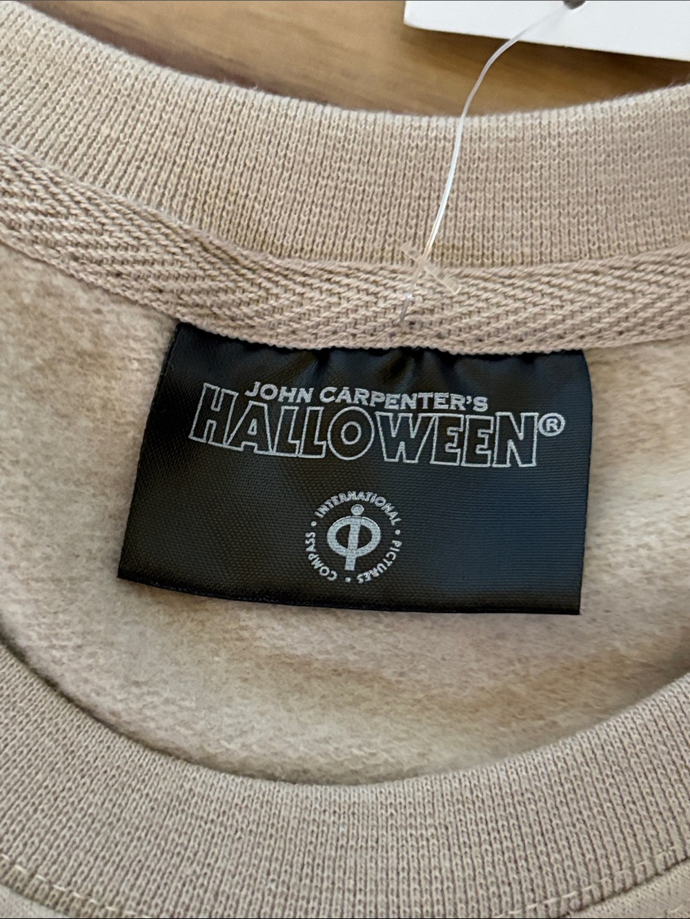 Michael Myers Graphic Crewneck Sweater - Beige - Picture 3 of 8